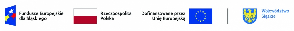 Logotypy Funduszy Europejskich dla Śląskiego, Rzeczypospolitej Polskiej, Unii Europejskiej i Województwa Śląskiego – projekt współfinansowany z Europejskiego Funduszu Społecznego Plus.
